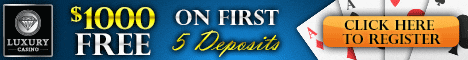 Luxury Casino - 100% bonus