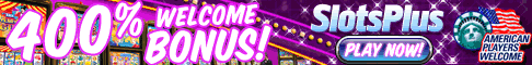 Slots Plus Casino - 400% up to $500